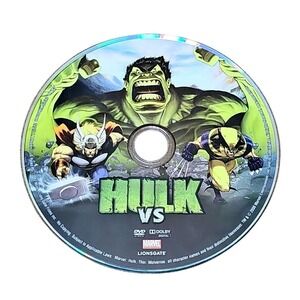 Marvel Hulk Vs DVD 2009 Animated Movie Thor Wolverine Disc Only PG-13 Action